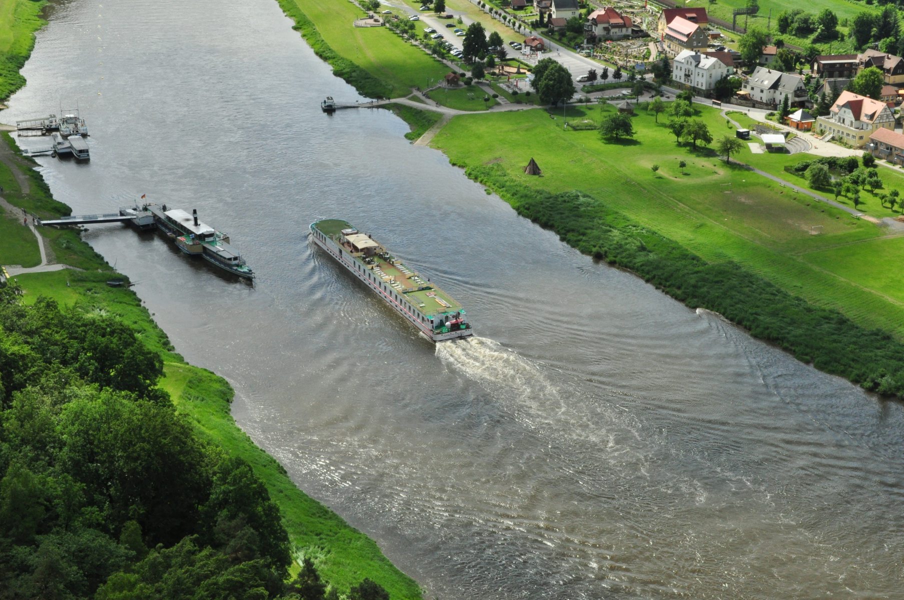 Tieflandfluss Elbe